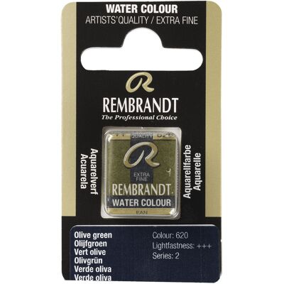 Rembrandt Aquarelverf - napje - Olijfgroen 620 8712079051334 Verf Rembrandt Aquarelverf - napje - Olijfgroen 620 8712079051334 Verf