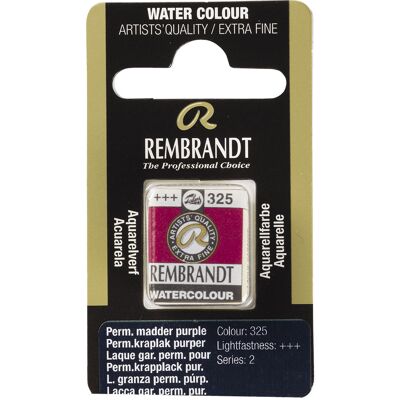 Rembrandt Aquarelverf - napje - Permanentkraplak Purper 325 8712079050870 Verf Rembrandt Aquarelverf - napje - Permanentkraplak Purper 325 8712079050870 Verf