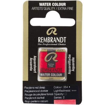 Rembrandt Aquarelverf - napje - Peryleenrood Donker 354 8712079439071 Verf Rembrandt Aquarelverf - napje - Peryleenrood Donker 354 8712079439071 Verf