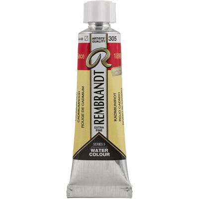 Rembrandt Aquarelverf - tube - Cadmiumrood 305 8712079436582 Verf Rembrandt Aquarelverf - tube - Cadmiumrood 305 8712079436582 Verf