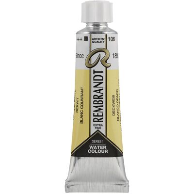 Rembrandt Aquarelverf - tube - Dekwit 106 8712079436438 Verf Rembrandt Aquarelverf - tube - Dekwit 106 8712079436438 Verf