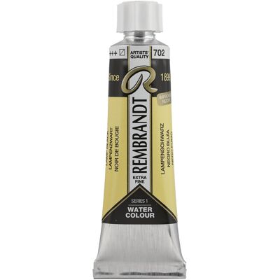 Rembrandt Aquarelverf - tube - Lampenzwart 702 8712079436926 Verf Rembrandt Aquarelverf - tube - Lampenzwart 702 8712079436926 Verf