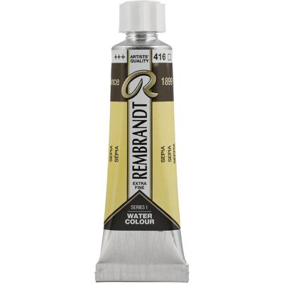Rembrandt Aquarelverf - tube - Sepia 416 8712079425579 Verf Rembrandt Aquarelverf - tube - Sepia 416 8712079425579 Verf