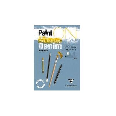 Clairefontaine PaintOn Mixed Media Papier - 250 gr - A2 - Denim Blauw 3329689757003 Verf Clairefontaine PaintOn Mixed Media Papier - 250 gr - A2 - Denim Blauw 3329689757003 Verf