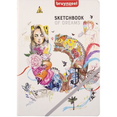Bruynzeel Creatives Schetsboek - 140 gram - A4 8712079454630 Verf Bruynzeel Creatives Schetsboek - 140 gram - A4 8712079454630 Verf