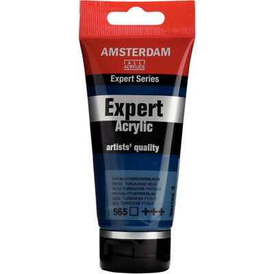 Amsterdam Expert Series Acrylverf - 75 ml - Phtaloturkooisblauw 565 8712079289515 Verf Amsterdam Expert Series Acrylverf - 75 ml - Phtaloturkooisblauw 565 8712079289515 Verf
