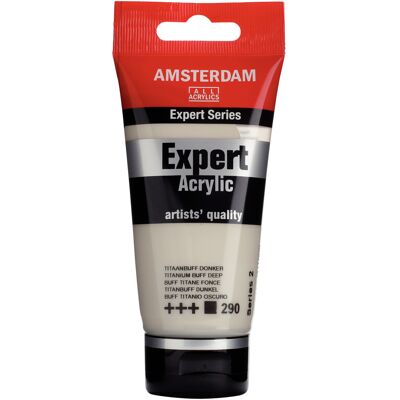 Amsterdam Expert Series Acrylverf - 75 ml - Titaanbuff Donker 290 8712079289188 Verf Amsterdam Expert Series Acrylverf - 75 ml - Titaanbuff Donker 290 8712079289188 Verf