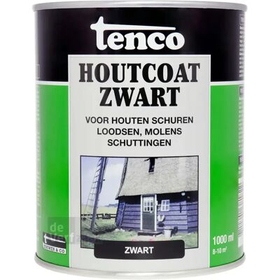 Tenco Houtcoat Zwart Tenco Houtcoat Zwart