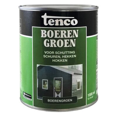 Tenco Boerengroen - 1 liter 8712701180135 Verf Tenco Boerengroen - 1 liter 8712701180135 Verf
