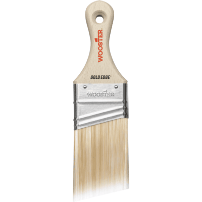 Wooster Gold Edge Short Handle Angle 071497184849 Verf Wooster Gold Edge Short Handle Angle 071497184849 Verf
