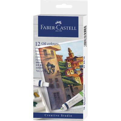 Faber Castell Olieverf - set 12 x 9 ml 8901180795125 Verf Faber Castell Olieverf - set 12 x 9 ml 8901180795125 Verf