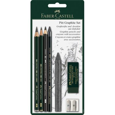 Faber Castell Pitt Graphite Potloodset 7-delig 4005401129974 Verf Faber Castell Pitt Graphite Potloodset 7-delig 4005401129974 Verf