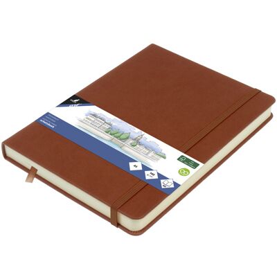 Kangaro Schetsboek 12 x 12 cm - 140 gram - Cognac 8712127159289 Verf Kangaro Schetsboek 12 x 12 cm - 140 gram - Cognac 8712127159289 Verf
