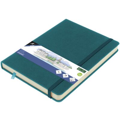 Kangaro Schetsboek 12 x 12 cm - 140 gram - Dark Turquoise 8712127160278 Verf Kangaro Schetsboek 12 x 12 cm - 140 gram - Dark Turquoise 8712127160278 Verf