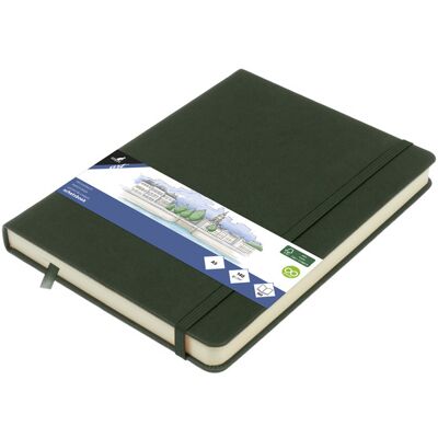 Kangaro Schetsboek 12 x 12 cm - 140 gram - Forest Green 8712127159296 Verf Kangaro Schetsboek 12 x 12 cm - 140 gram - Forest Green 8712127159296 Verf