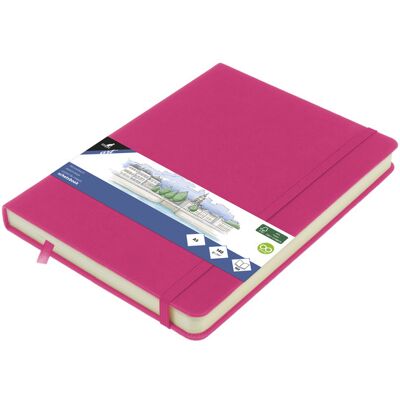 Kangaro Schetsboek 12 x 12 cm - 140 gram - Hot Pink 8712127160230 Verf Kangaro Schetsboek 12 x 12 cm - 140 gram - Hot Pink 8712127160230 Verf