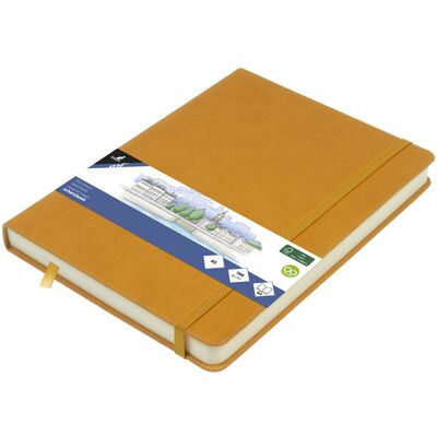 Kangaro Schetsboek 12 x 12 cm - 140 gram - Okergeel 8712127137096 Verf Kangaro Schetsboek 12 x 12 cm - 140 gram - Okergeel 8712127137096 Verf