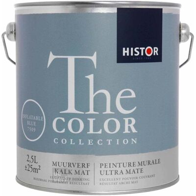 Histor The Color Collection Muurverf Kalkmat - Inflatable Blue - 2,5 liter 8716242753025 Histor Muurverf Histor The Color Collection Muurverf Kalkmat - Inflatable Blue - 2,5 liter 8716242753025 Histor Muurverf