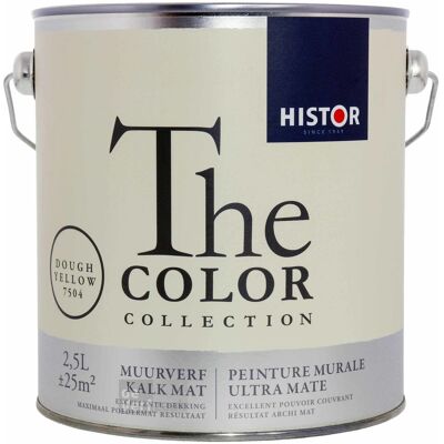 Histor The Color Collection Muurverf Kalkmat - Dough Yellow - 2,5 liter 8716242752905 Histor Muurverf Histor The Color Collection Muurverf Kalkmat - Dough Yellow - 2,5 liter 8716242752905 Histor Muurverf