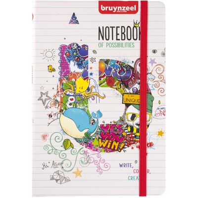 Bruynzeel Notitieboek - 80 gram - A5 8712079454210 Verf Bruynzeel Notitieboek - 80 gram - A5 8712079454210 Verf