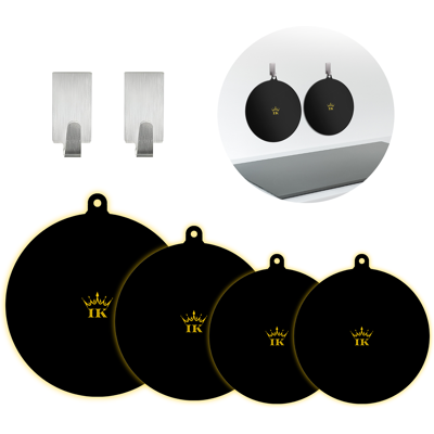 Induction Kings Inductie Beschermers – 4 Matten + 2 Gratis Hangers zwart 4 Induction Kings Inductie Beschermers – 4 Matten + 2 Gratis Hangers zwart 4
