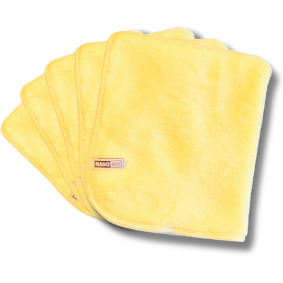 Nano Plus NanoPlus Premium Schoonmaakdoek Geel - Ultieme Reiniging met Nanovezels (5 Stuks) geel 5 Nano Plus NanoPlus Premium Schoonmaakdoek Geel - Ultieme Reiniging met Nanovezels (5 Stuks) geel 5