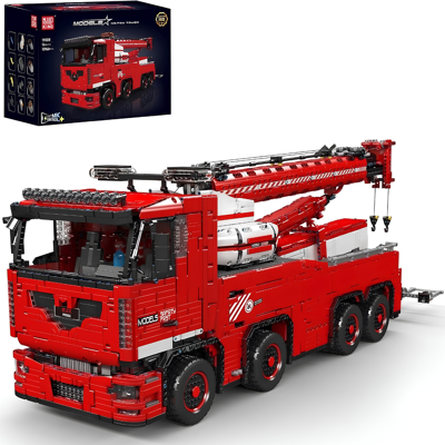 Mould King 19008s RC Takelwagen – Afstandsbediende Bergingswagen Mould King 19008s RC Takelwagen – Afstandsbediende Bergingswagen