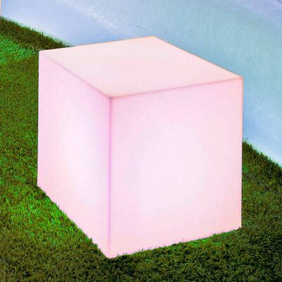 Newgarden Deco-solarlamp buiten Cuby, dimbaar, wit / opaal, Kunststof, Modern, solar tuinverlichting Newgarden Deco-solarlamp buiten Cuby, dimbaar, wit / opaal, Kunststof, Modern, solar tuinverlichting