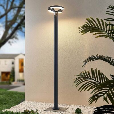 Lindby LED buitenlamp Keily, cirkel, antraciet, metaal Keily, zwart, Aluminium, Modern Lindby LED buitenlamp Keily, cirkel, antraciet, metaal Keily, zwart, Aluminium, Modern