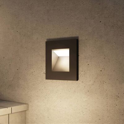 Arcchio wand inbouwlamp Zamo, G9, zwart, 12 cm, IP65 Zamo Arcchio, dimbaar, zwart, Hal, Aluminium, Modern, Wandlamp buiten Arcchio wand inbouwlamp Zamo, G9, zwart, 12 cm, IP65 Zamo Arcchio, dimbaar, zwart, Hal, Aluminium, Modern, Wandlamp buiten