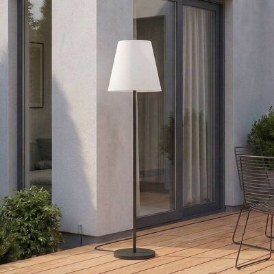 Lucande terraslamp Jaimy, zwart, aluminium, 150 cm Jaimy, zwart, Kunststof, Modern Lucande terraslamp Jaimy, zwart, aluminium, 150 cm Jaimy, zwart, Kunststof, Modern