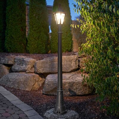 Fumagalli LED lantaarnpaal Artu Rut, zeewaterbestendig, IP55 Rut, zwart, Kunststof Fumagalli LED lantaarnpaal Artu Rut, zeewaterbestendig, IP55 Rut, zwart, Kunststof