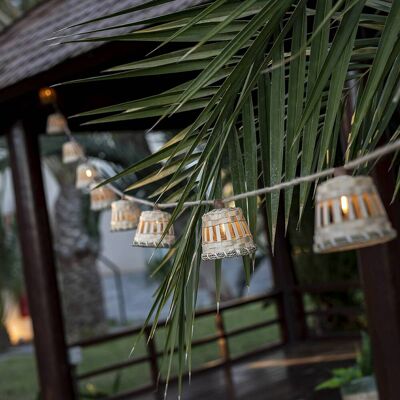 Newgarden Aurora LED solarlichtketting, hout licht Newgarden Aurora LED solarlichtketting, hout licht