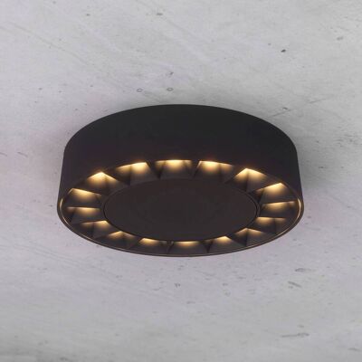 Lucande LED buiten plafondlamp Kelissa, rond, zwart Kelissa, zwart, Badkamer, Aluminium, Modern, LED plafondlamp Lucande LED buiten plafondlamp Kelissa, rond, zwart Kelissa, zwart, Badkamer, Aluminium, Modern, LED plafondlamp