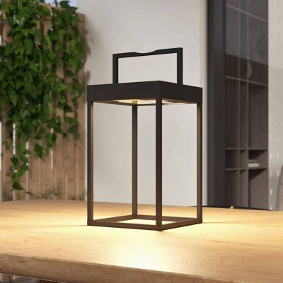 Lucande LED lamp op zonne-energie Lynzy, 38cm, zwart, metaal, IP65 Lynzy Lucande, dimbaar, zwart, Aluminium, Modern, Solar buitenverlichting Lucande LED lamp op zonne-energie Lynzy, 38cm, zwart, metaal, IP65 Lynzy Lucande, dimbaar, zwart, Aluminium, Modern, Solar buitenverlichting