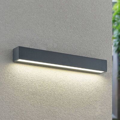 LED-wandlamp buiten Lengo Arcchio, zwart, Aluminium, Modern, LED wandlamp buiten LED-wandlamp buiten Lengo Arcchio, zwart, Aluminium, Modern, LED wandlamp buiten
