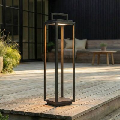 Lucande LED buitenlamp Elaja, zwart, oplaadbare batterij, USB, dimbaar Elaja Lucande,, zwart, Aluminium, Modern Lucande LED buitenlamp Elaja, zwart, oplaadbare batterij, USB, dimbaar Elaja Lucande,, zwart, Aluminium, Modern