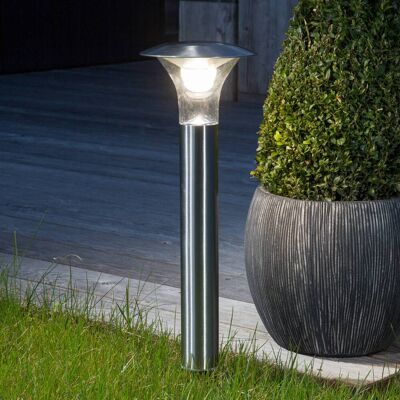 Lindby Solar LED grondspies lamp Jolin, 66 cm, roestvrij staal JOLIN, alu / grijs / zink, Roestvrij staal, Modern, Solar buitenverlichting Lindby Solar LED grondspies lamp Jolin, 66 cm, roestvrij staal JOLIN, alu / grijs / zink, Roestvrij staal, Modern, Solar buitenverlichting