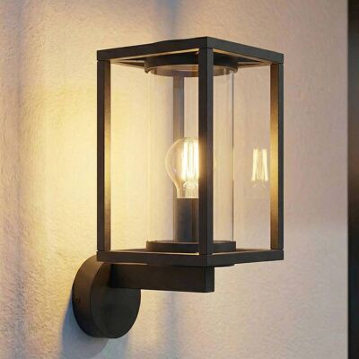 Wandlamp buiten Ferda Lucande, dimbaar, zwart, Aluminium, Modern, Wandlamp buiten Wandlamp buiten Ferda Lucande, dimbaar, zwart, Aluminium, Modern, Wandlamp buiten