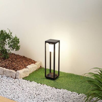 Lucande LED solar padverlichting Nilea, 50 cm, zwart, sensor Nilea, zwart, Aluminium, Modern, Solar buitenverlichting Lucande LED solar padverlichting Nilea, 50 cm, zwart, sensor Nilea, zwart, Aluminium, Modern, Solar buitenverlichting