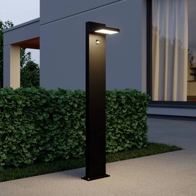 LED tuinpadverlichting met bewegingssensor Silvan Lucande, zwart, Aluminium, Modern, LED buitenlamp LED tuinpadverlichting met bewegingssensor Silvan Lucande, zwart, Aluminium, Modern, LED buitenlamp