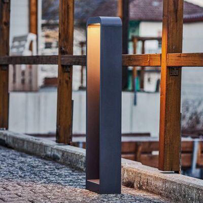 LED tuinpadverlichting - tuinlamp Emima Lindby, zwart, Aluminium, Modern, LED buitenlamp LED tuinpadverlichting - tuinlamp Emima Lindby, zwart, Aluminium, Modern, LED buitenlamp