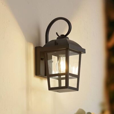 Wandlamp buiten Eloane Lindby, dimbaar, zwart, Roestvrij staal, Modern, Wandlamp buiten Wandlamp buiten Eloane Lindby, dimbaar, zwart, Roestvrij staal, Modern, Wandlamp buiten