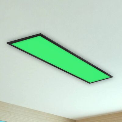 Briloner LED-paneel Colour, dimbaar, zwart, Woon-/ Eetkamer, Kunststof, Modern, LED plafondlamp Briloner LED-paneel Colour, dimbaar, zwart, Woon-/ Eetkamer, Kunststof, Modern, LED plafondlamp