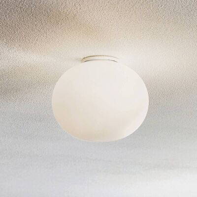 FLOS Design plafondlamp GLO-BALL, dimbaar, wit / opaal, Woon-/ Eetkamer, Glas, Design, plafondlamp design FLOS Design plafondlamp GLO-BALL, dimbaar, wit / opaal, Woon-/ Eetkamer, Glas, Design, plafondlamp design
