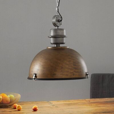 Steinhauer Hanglamp Bikkel XXL, dimbaar, bruin / roest, Woon-/ Eetkamer, metaal, Industrieel design, hanglamp Steinhauer Hanglamp Bikkel XXL, dimbaar, bruin / roest, Woon-/ Eetkamer, metaal, Industrieel design, hanglamp