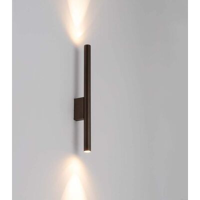 Euluna Wandlamp Laser Nowodvorski Lighting, dimbaar, bruin / roest, Woon-/ Eetkamer, metaal, Modern, wandlamp Euluna Wandlamp Laser Nowodvorski Lighting, dimbaar, bruin / roest, Woon-/ Eetkamer, metaal, Modern, wandlamp
