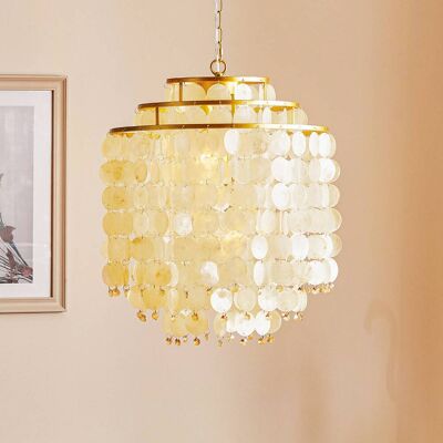 Hanglamp Ruben ONLI, messing / goud, Woon-/ Eetkamer, metaal, hanglamp Hanglamp Ruben ONLI, messing / goud, Woon-/ Eetkamer, metaal, hanglamp