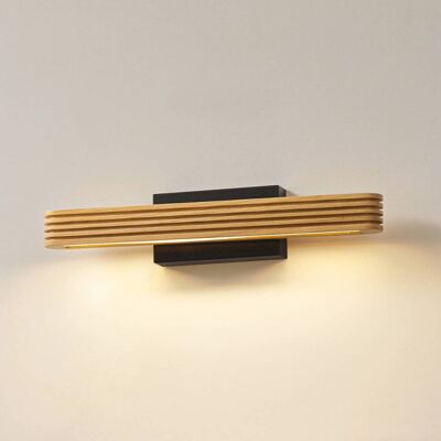 Wandlamp Lieske Lucande, hout licht, Woon-/ Eetkamer, Hout, Modern, Wandlamp hout Wandlamp Lieske Lucande, hout licht, Woon-/ Eetkamer, Hout, Modern, Wandlamp hout