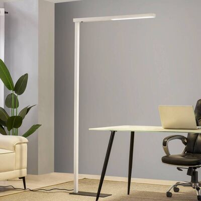 Vloerlamp Tamilo Arcchio, wit / opaal, Werkkamer / Kantoor, Aluminium, Modern Vloerlamp Tamilo Arcchio, wit / opaal, Werkkamer / Kantoor, Aluminium, Modern